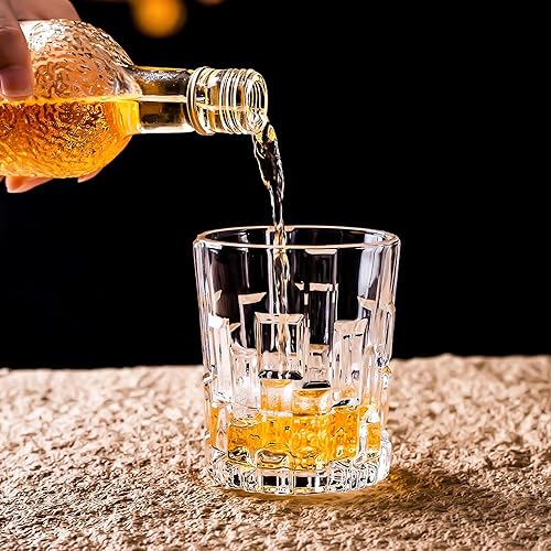 Miniatura 5 de Juego de 2 vasos de whisky, piedras de borbón, regalo para hombres, incluye vasos de cristal para whisky, piedras refrescantes, vasos de whisky en