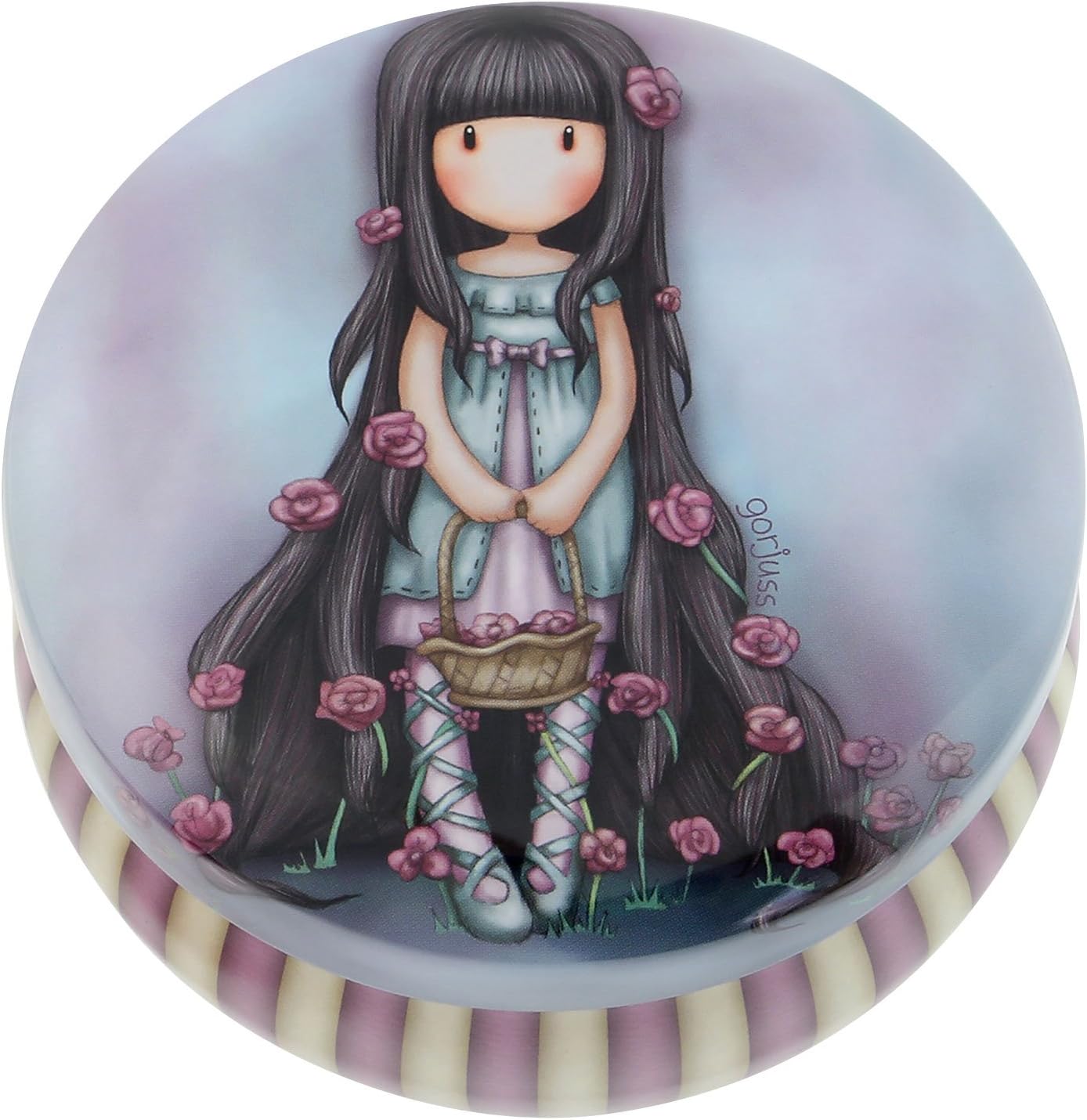 Santoro Gorjuss Trinket Tin - Rosebud 242RO