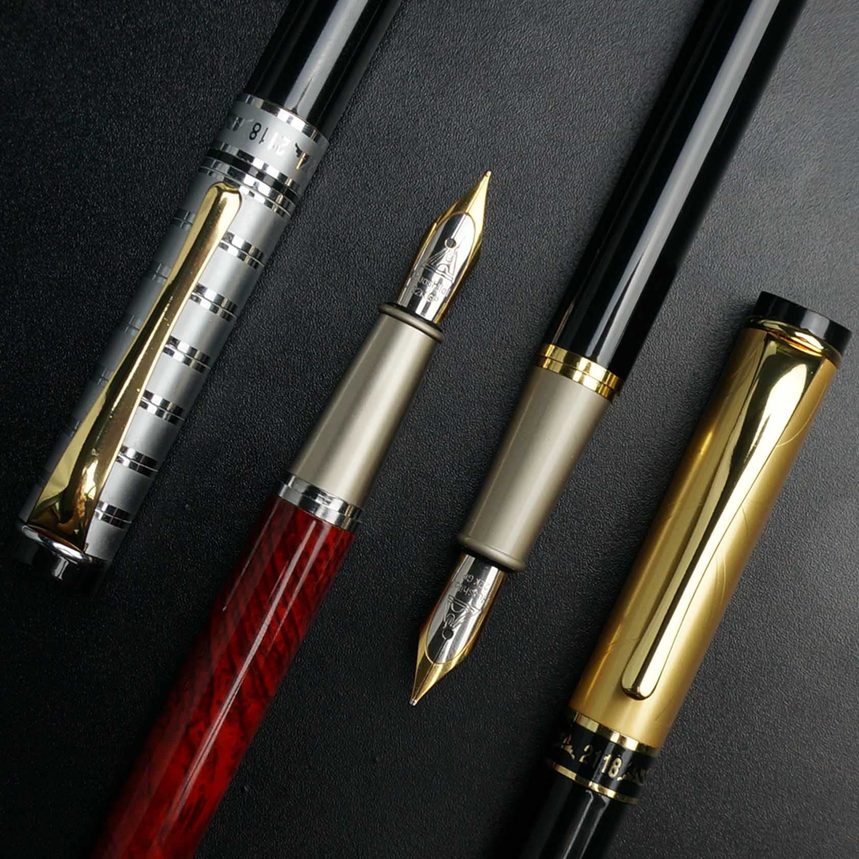 Bolígrafos MoonyLI, Punta Media, Tinta Negra, 5 Unidades