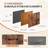 Vista 6 de Sweetcrispy Cómoda de 7 cajones con contenedores de tela, organizador de torre para dormitorio, armario, pasillo, entrada, cómoda alta con marco