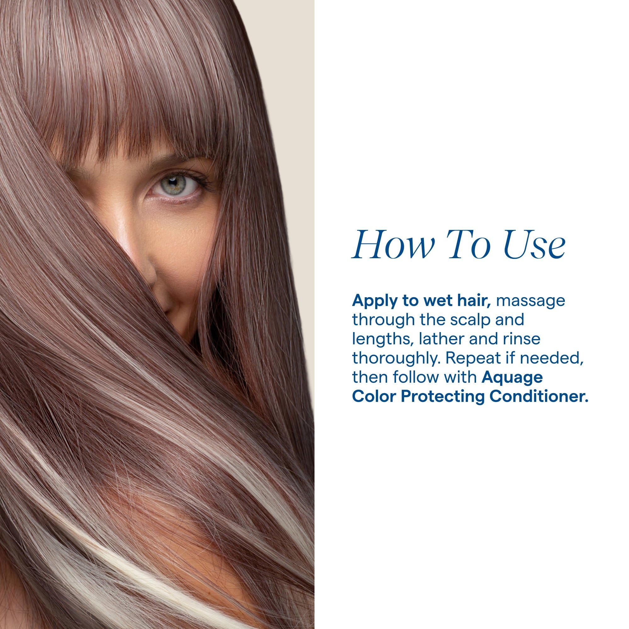 Aquage Color Protecting Shampoo & Moisturizing Hair Wash, 8 oz
