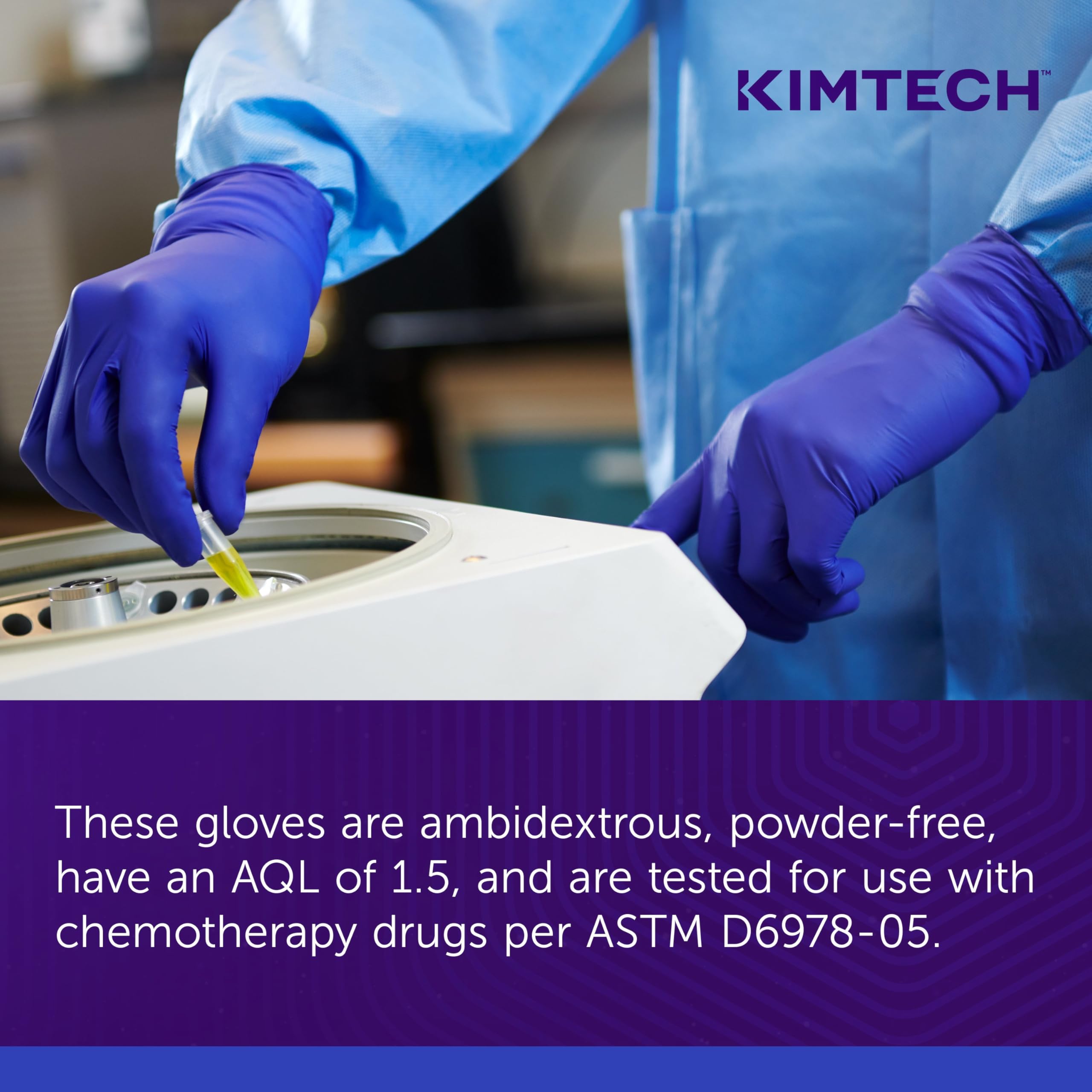Kimtech™ Vista™ Nitrile Exam Gloves (62825) 4.3 Mil, Ambidextrous Kimtech™ Vista™ Nitrile Exam Gloves (62825) 4.3 Mil, Ambidextrous