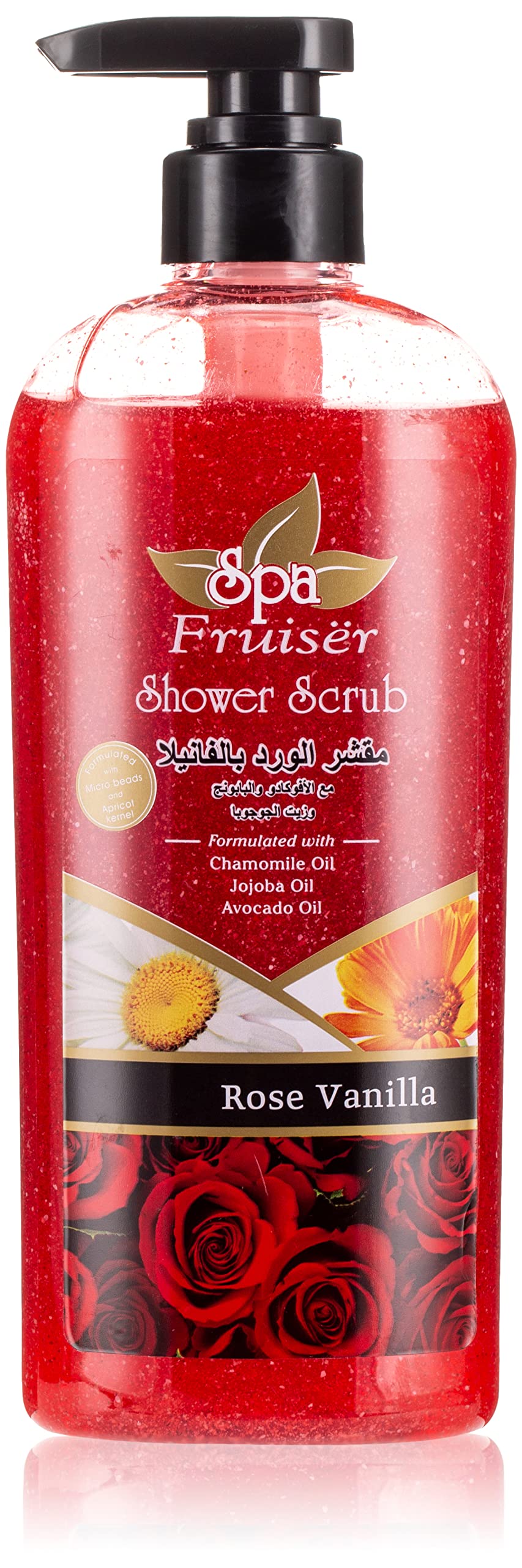 Fruiser Spa Shower Scrub Rose Vanilla, 730ml