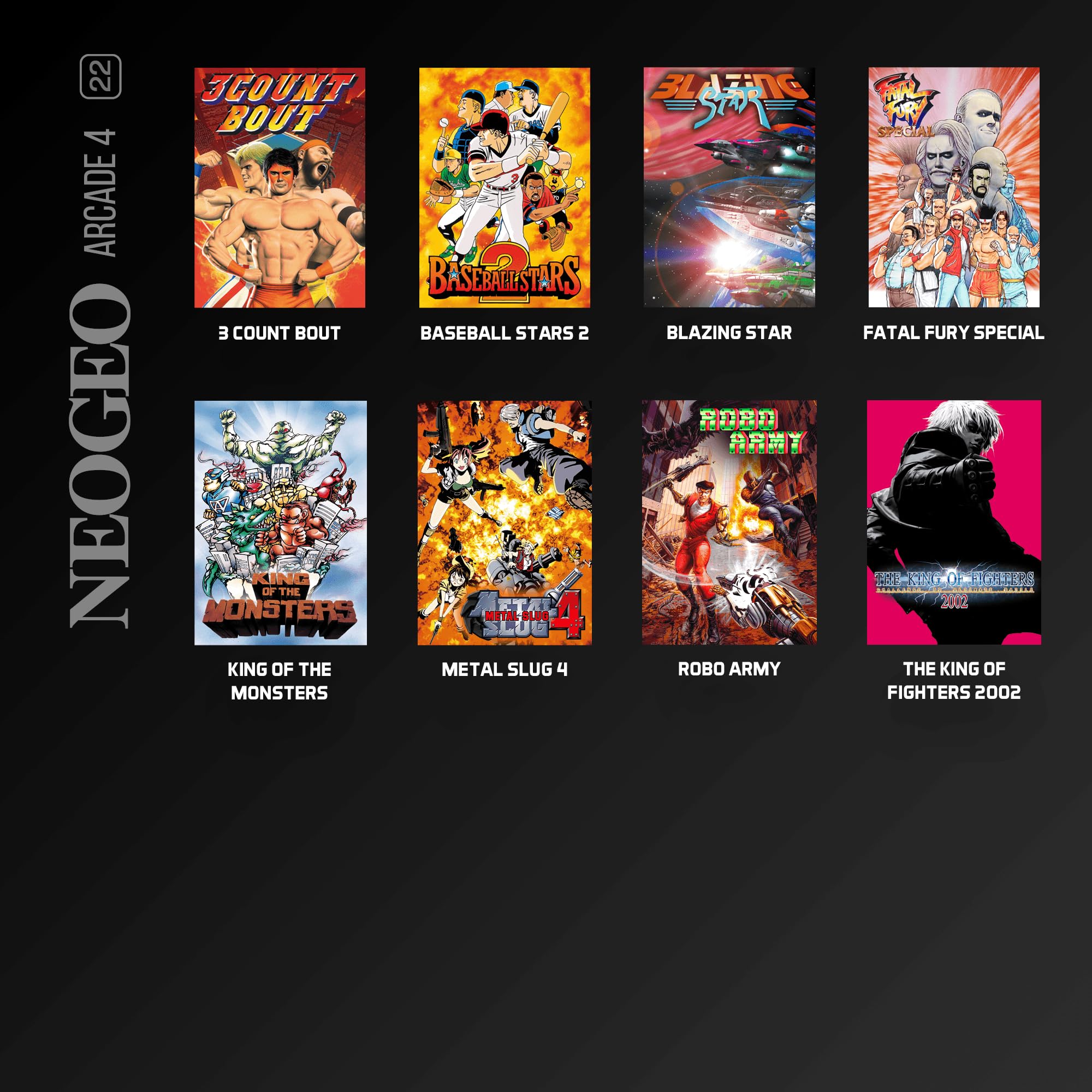 EVERCADE – Cartouche – NEOGEO Arcade 4