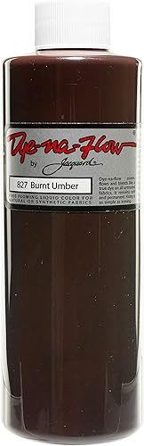 Jacquard Productos Jacquard Dye-Na-Flow - Color líquido de 8 onzas, color oscuro quemado