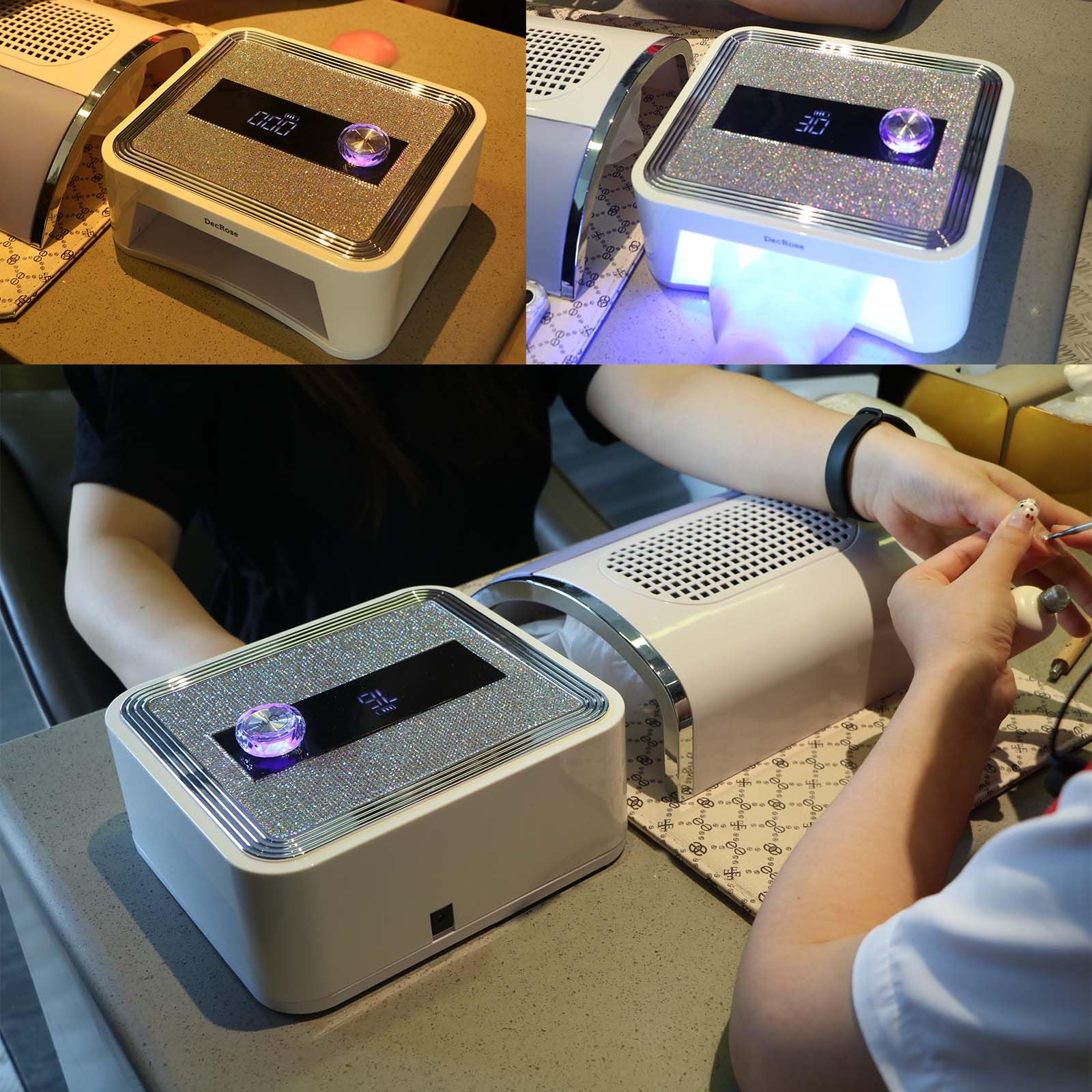 Amazon.com : UV LED Nail Lamp Cordless, DecRose 120W Rechargeable