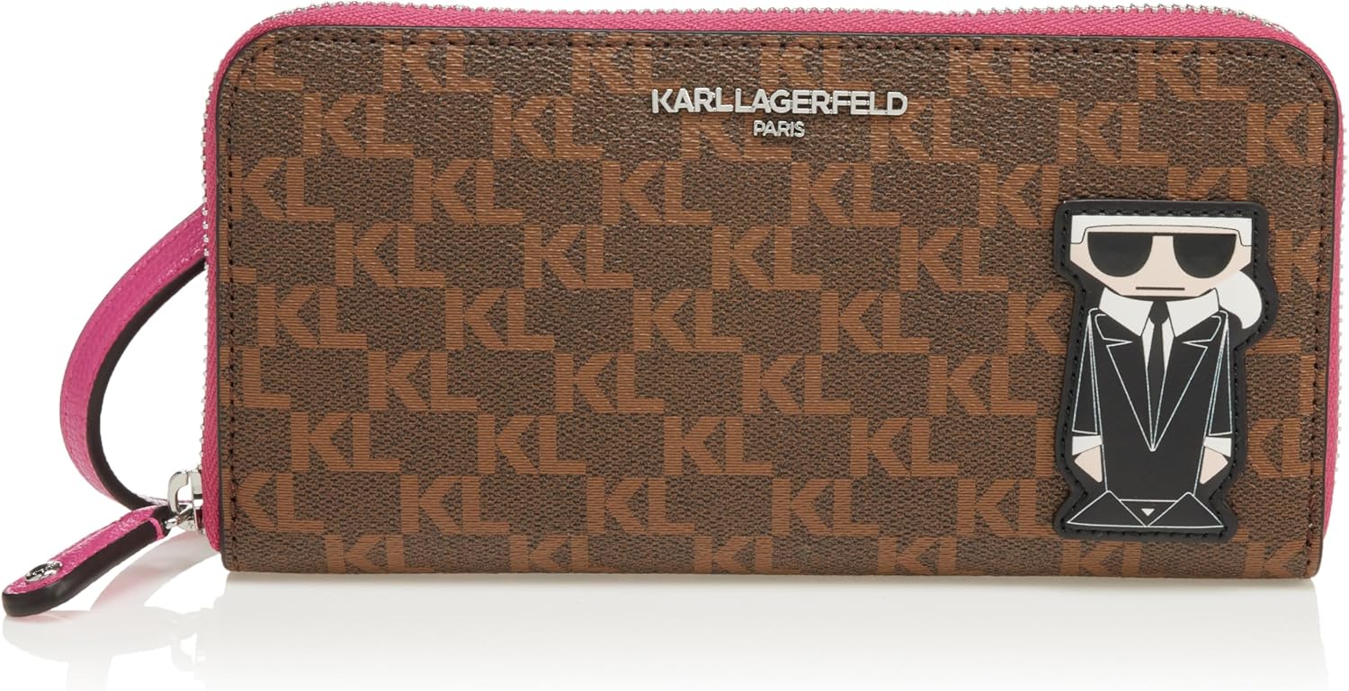 KARL LAGERFELD Paris Womens Maybelle Zip Wallet