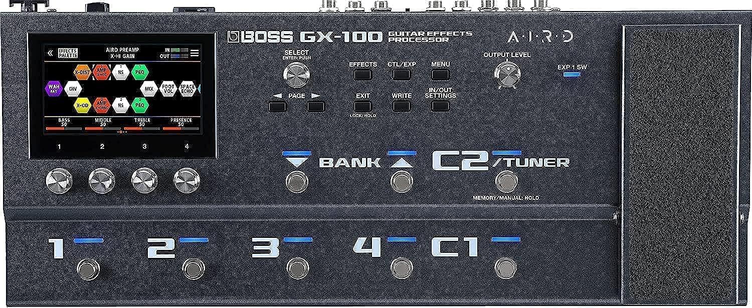 Boss GX-100 Guitar Multi-effects Pedal & Carry Bag for GT-100 Amp/Effects Processor (CB-GT100)