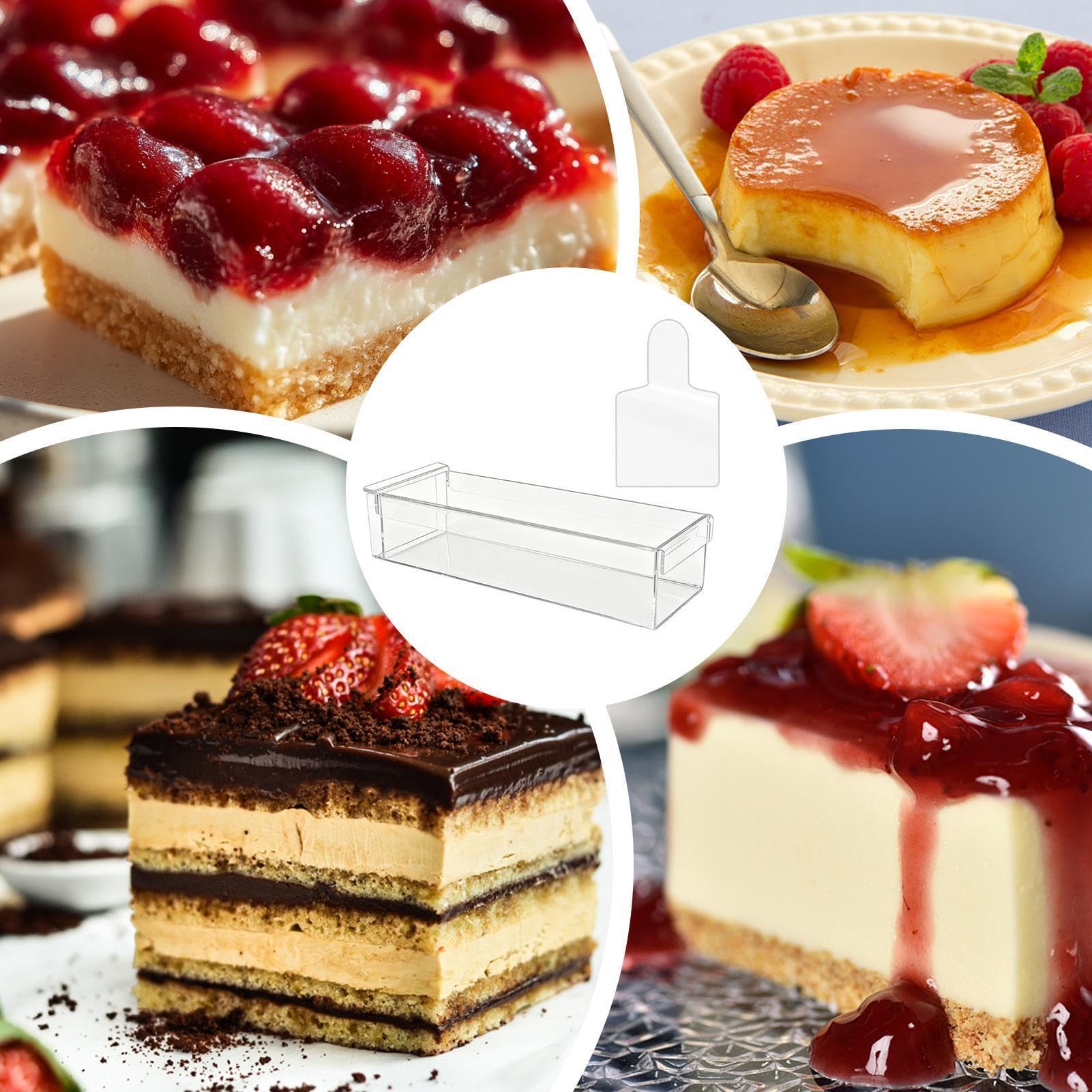 Scatola di servizio della mousse della scatola della torta di rettangolo