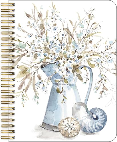 Legacy Blue Escape Shells - Cuaderno de papel (3.2 x 2.6 in), diseño de espiral