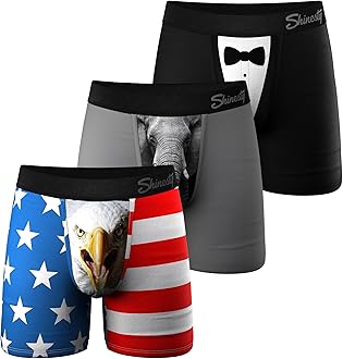 - Boxer Briefs for Men Pack of 3 - Hammock Support Pouch Underwear for Men - Flyless