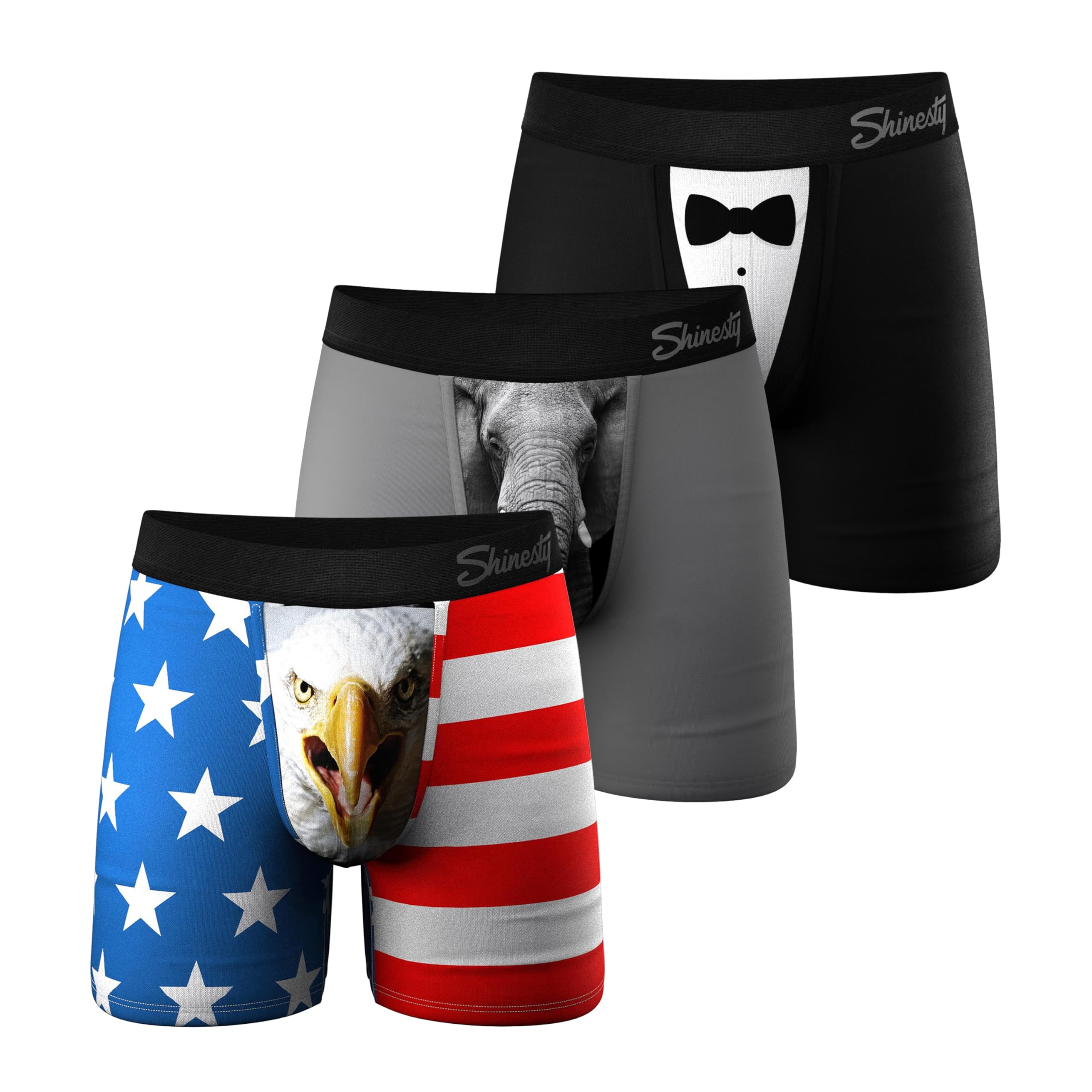 - Boxer Briefs for Men Pack of 3 - Hammock Support Pouch Underwear for Men - Flyless