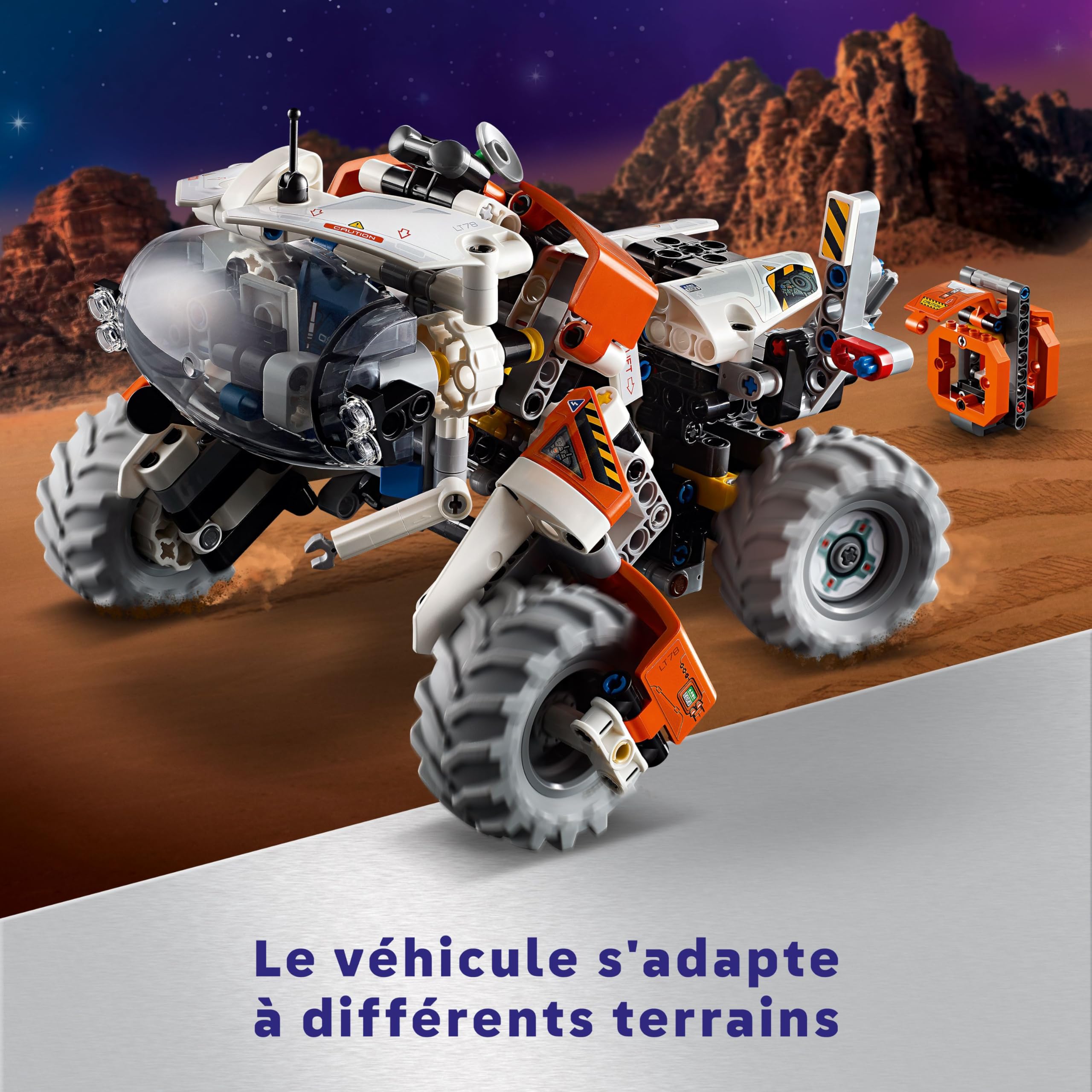 LEGO Technic La Chargeuse Spatiale de Surface LT78, Set d'Exploration, Jeu d'Aventures, Favorise l'Imagination, Idée Cadeau pour Garçons et Filles, Véhicule Jouet Créatif pour Enfants Dès 8 Ans 42178