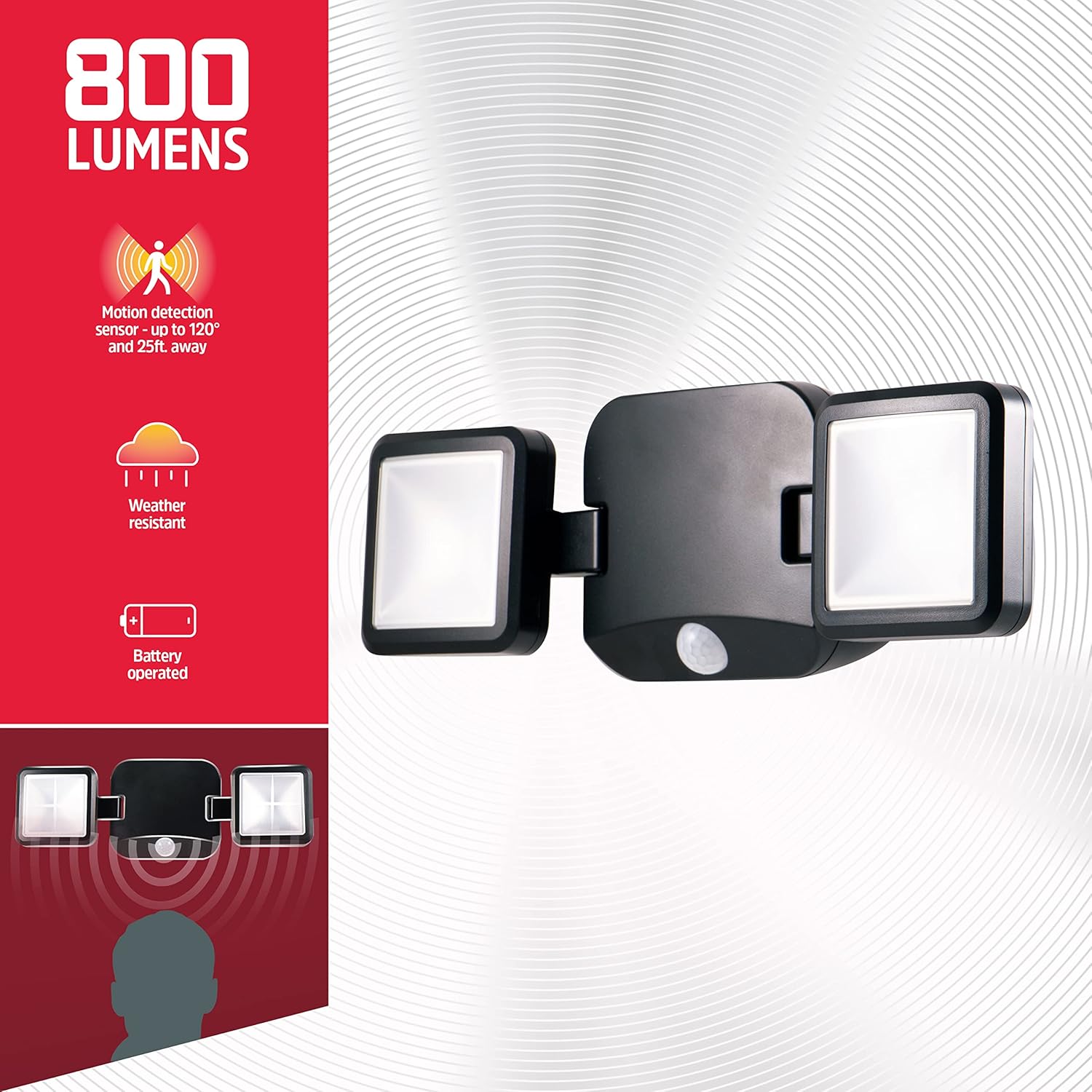 Flаѕh Dеаlѕ - 60% оƒƒ Energizer LED Motion-Activated Security Spotlight, 2 Pack, Wireless, Battery Operated, 600 Lumens, Adjustable Position, Light Swivels & Rotates, No Wiring Needed, Outdoor and Weather-Resistant, 58348 Bеѕt Sеllеr Energizer LED Motion-Activated Security Spotlight, 2 Pack, Wireless, Battery Operated, 600 Lumens, Adjustable Position, Light Swivels & Rotates, No Wiring Needed, Outdoor and Weather-Resistant, 58348