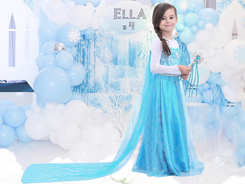 frozen themed birthday dress The Frozen Ice Queen Birthday Dress  Cora and Violet