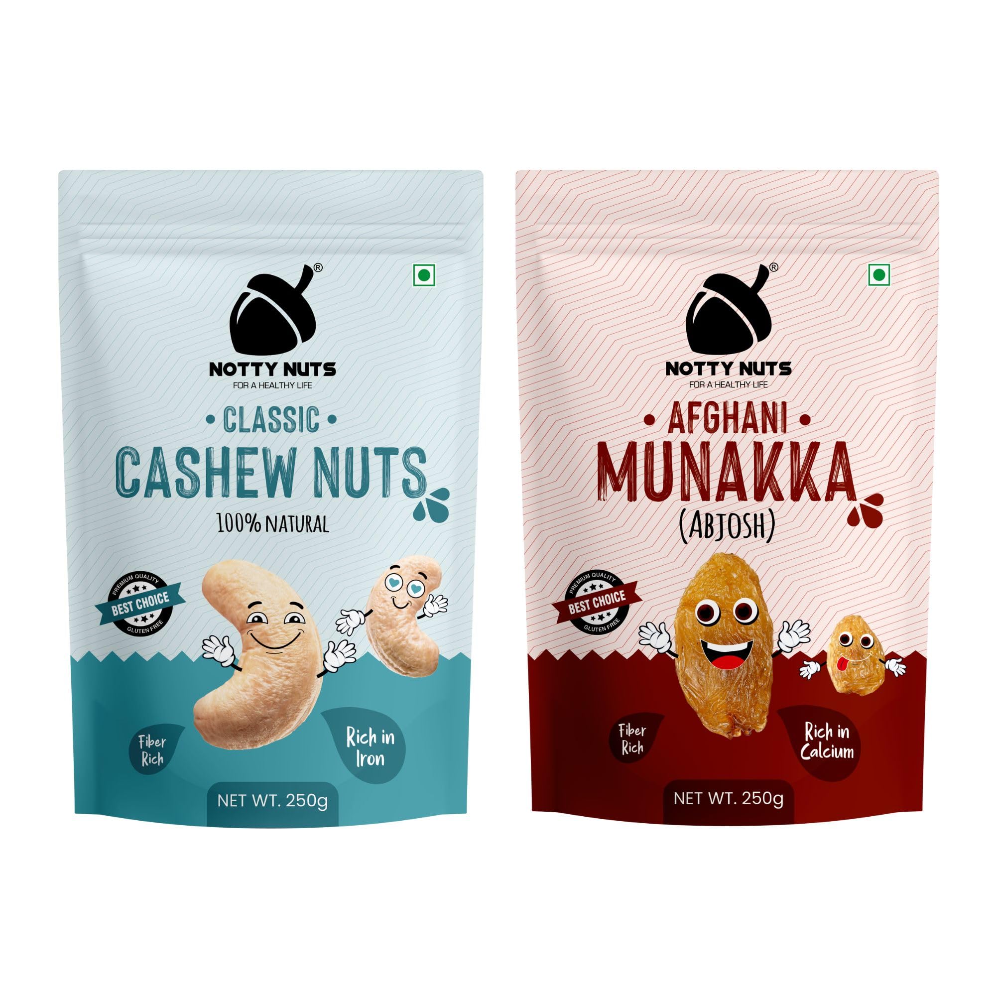 NOTTY NUTS Fresh Dry Fruit Combo Packs Healthy and Tasty Dry Fruit Natural Nut/Snacks Jar Dried Fruits Combo (Cashew Nuts, Munakka, PACK OF 2) (B0CBKHQVVM) Amazon Price History, Amazon Price Tracker