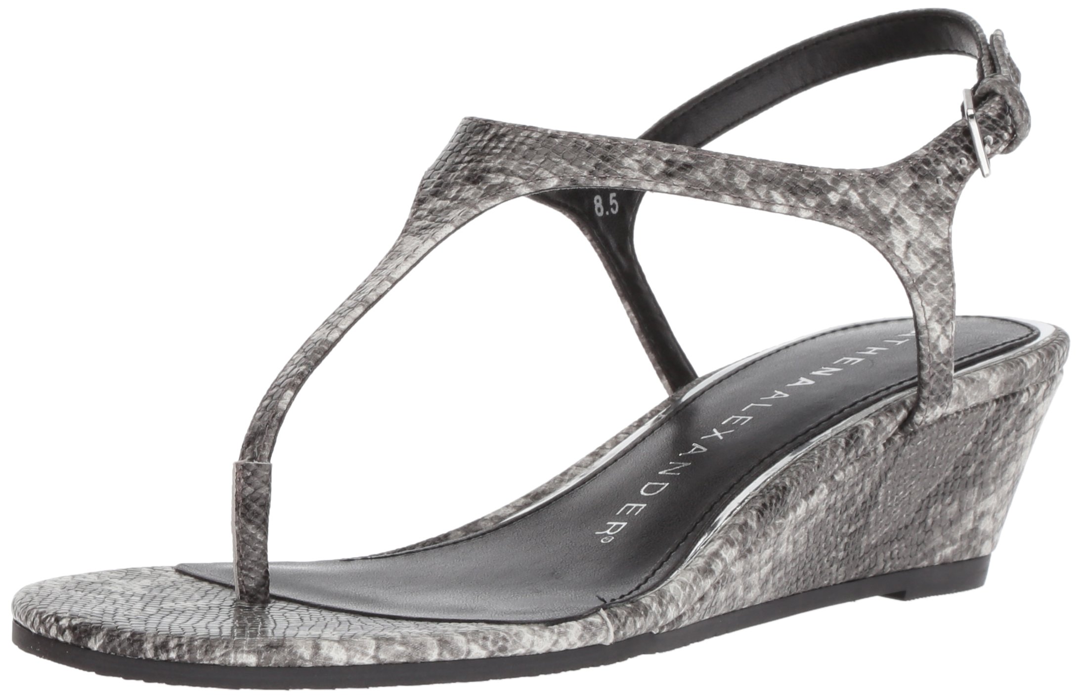 Women's Linus Wedge Sandal, Python, 9.5