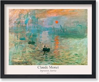 Poster Master Vintage Claude Monet Poster - Retro Impression Sunrise Print - Impressionism Art - Port of Le Havre Design - Fine Artwork - Living Room Decor - 11x14 UNFRAMED Wall Decor