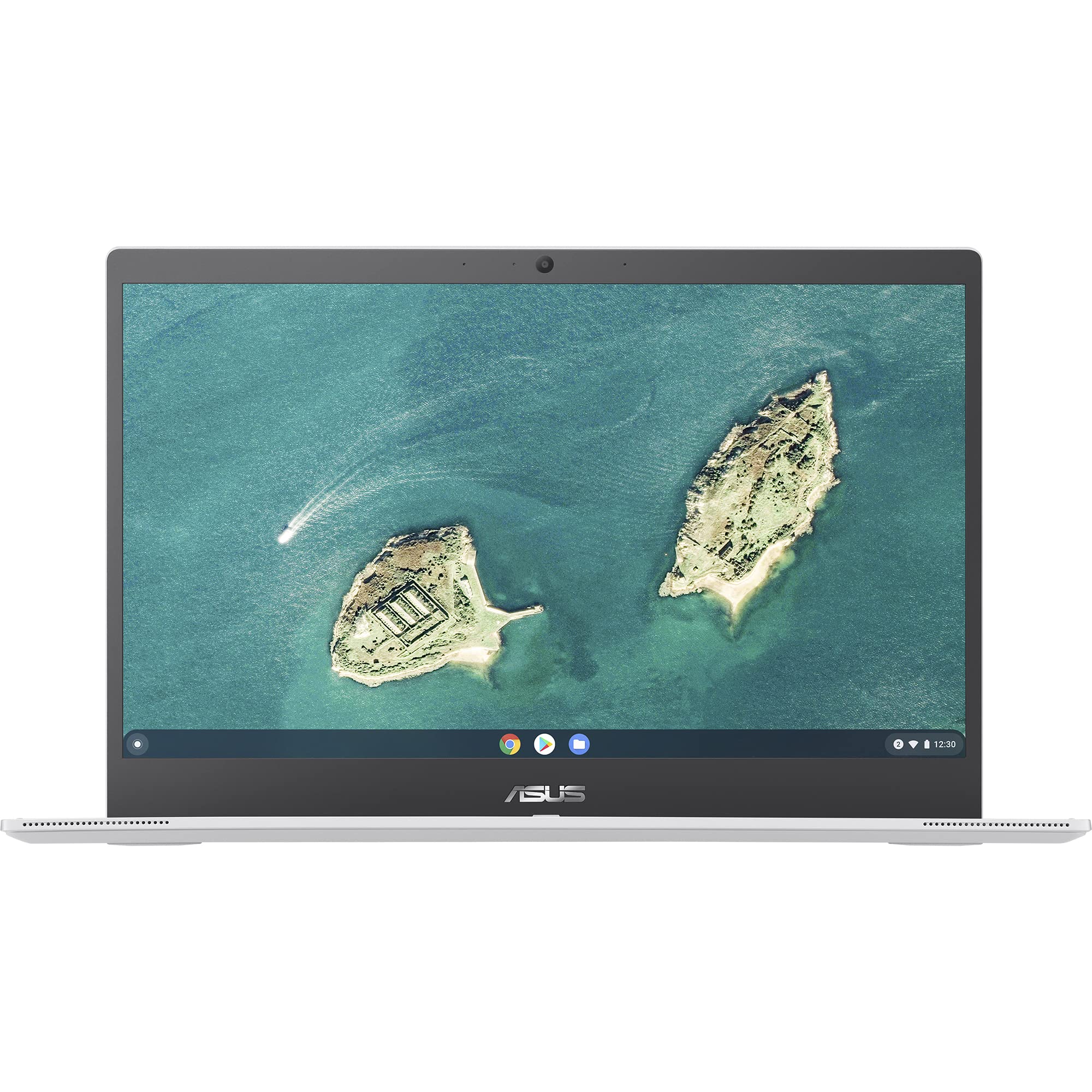 ASUS Chromebook CX1500CNA-BR0110 - Ordinateur portable 15,6" HD (Celeron N3350, 8 Go RAM, 64 Go eMMC, HD Graphics 500, système d'exploitation Chrome), couleur argent, clavier QWERTY espagnol