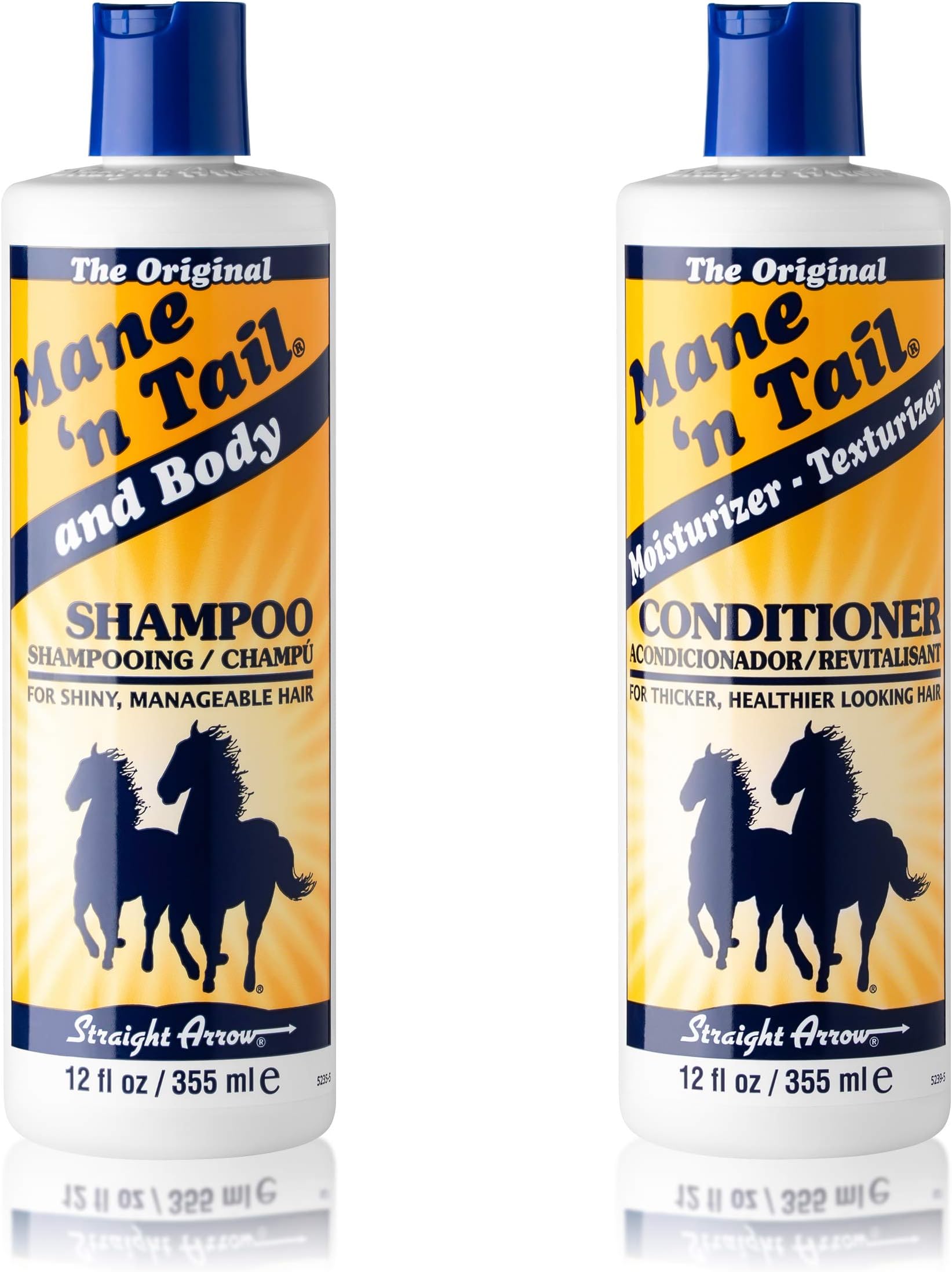 Original Body Shampoo & Moisturizer Texturizer Condition 12 Ounce Each For Stronger Longer Hair