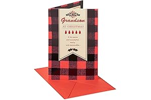 Sentimental Christmas Card for Grandson