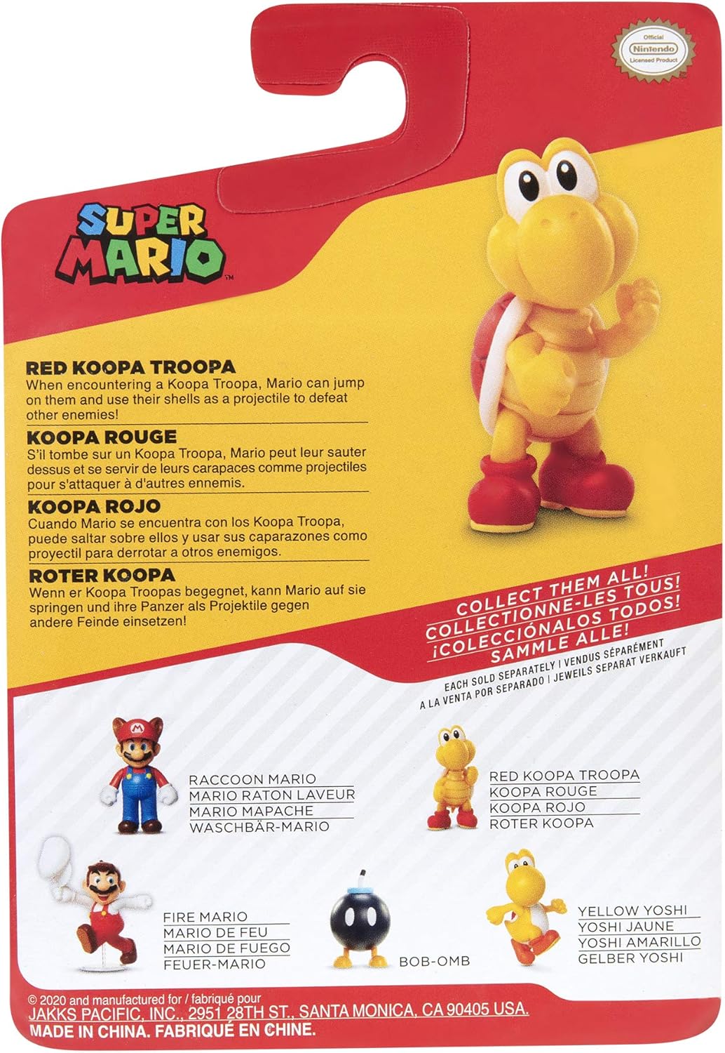 Super Mario Red Koopa Troopa 2.5" Collectible Toy Action Figure