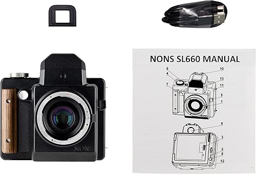 Miniatura 5 de NONS Cámara instantánea SL660 - Lente intercambiable con montura EF SLR Cámara instantánea analógica (paquete de lentes 352.4)