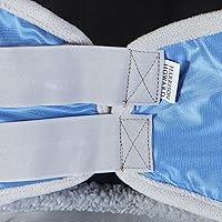 Vista 6 de Harrison Howard CareMaster Pro - Máscara luminosa para mosca de caballo, gran espacio para los ojos, nariz larga con orejas, protección UV