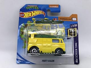 2020 Hot Wheels Party Wagon 3/10 HW Screen Time 147/250 (Short Card) Teenage Mutant Ninja Turtles