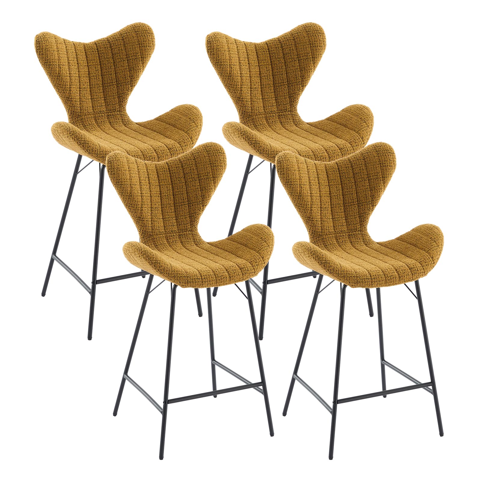 Tabourets de bar en chenille pour illuminer vos apéritifs en cuisine et moments de partage