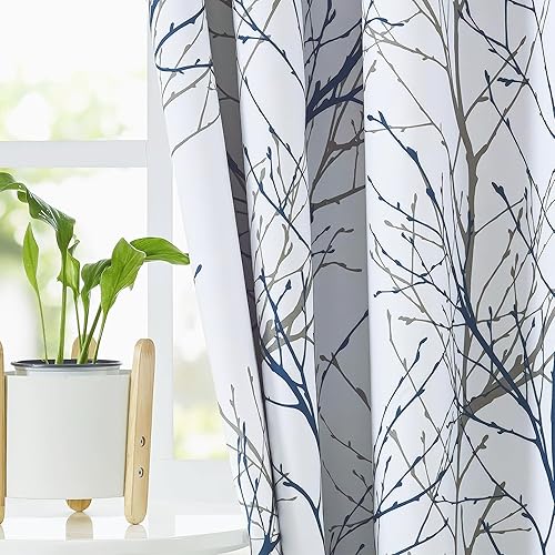 Vista 79 de Fmfunctex. - Cortinas con estampado de ramas. Rama Amarillo