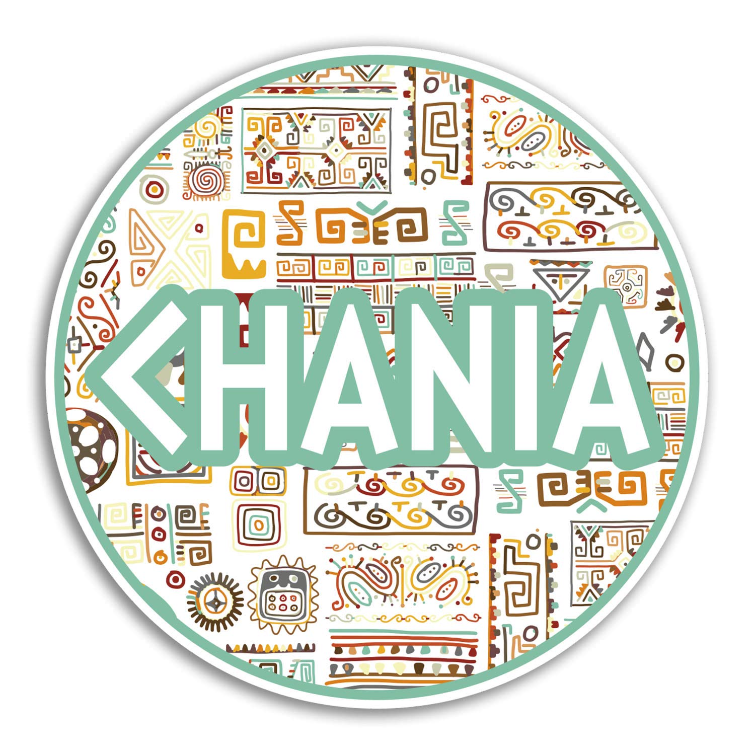 2 x 10cm Chania Greece Vinyl Stickers - Greek Sticker Laptop Luggage #18660 (10cm Wide)