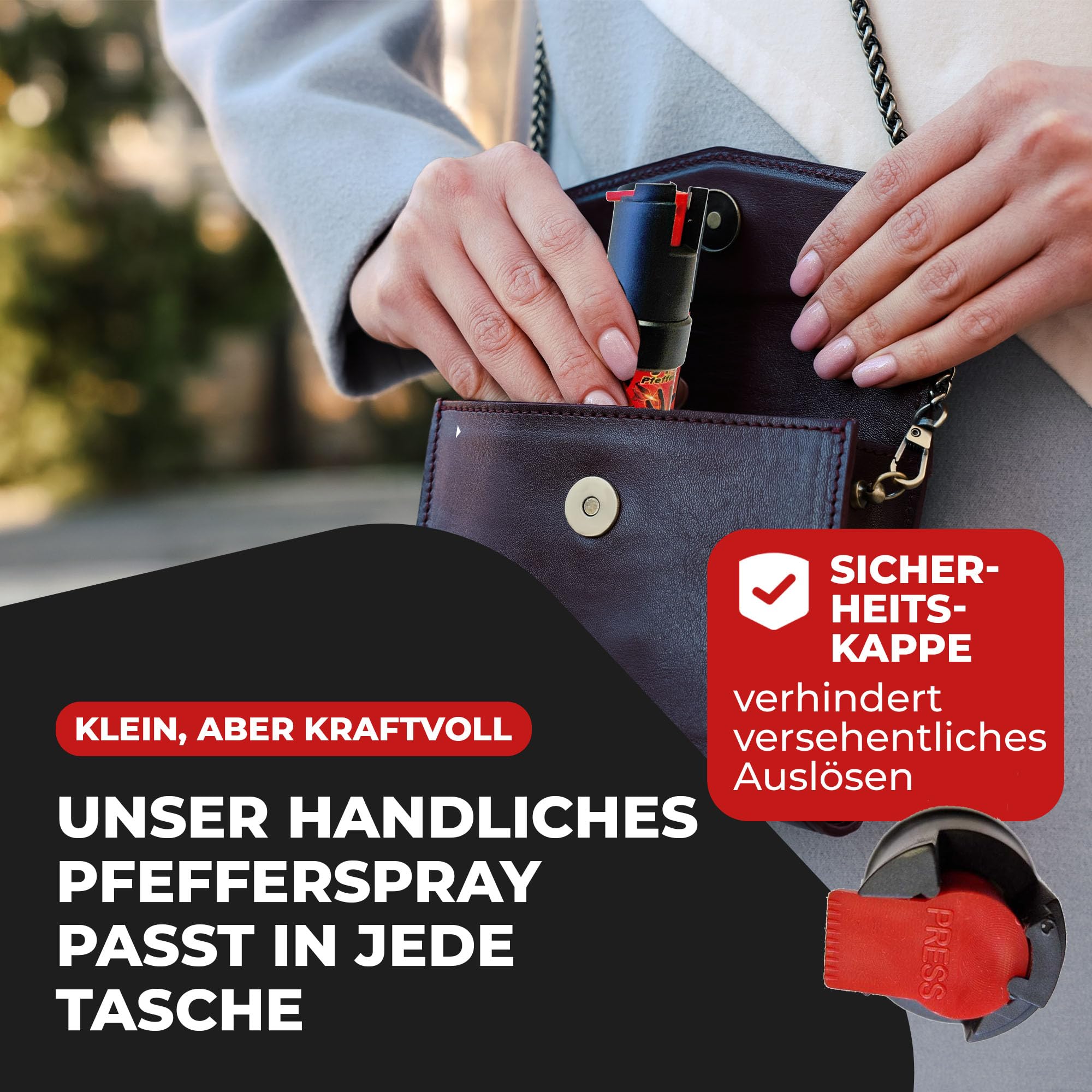 3 x Wilhelm Pfefferspray 16 ml Schlüsselanhänger türkis Tierabwehr Selbstverteidigung CS Gas KO Spray hochdosiert (ca. 2 Mio. Scoville) effektives Verteidigungsspray