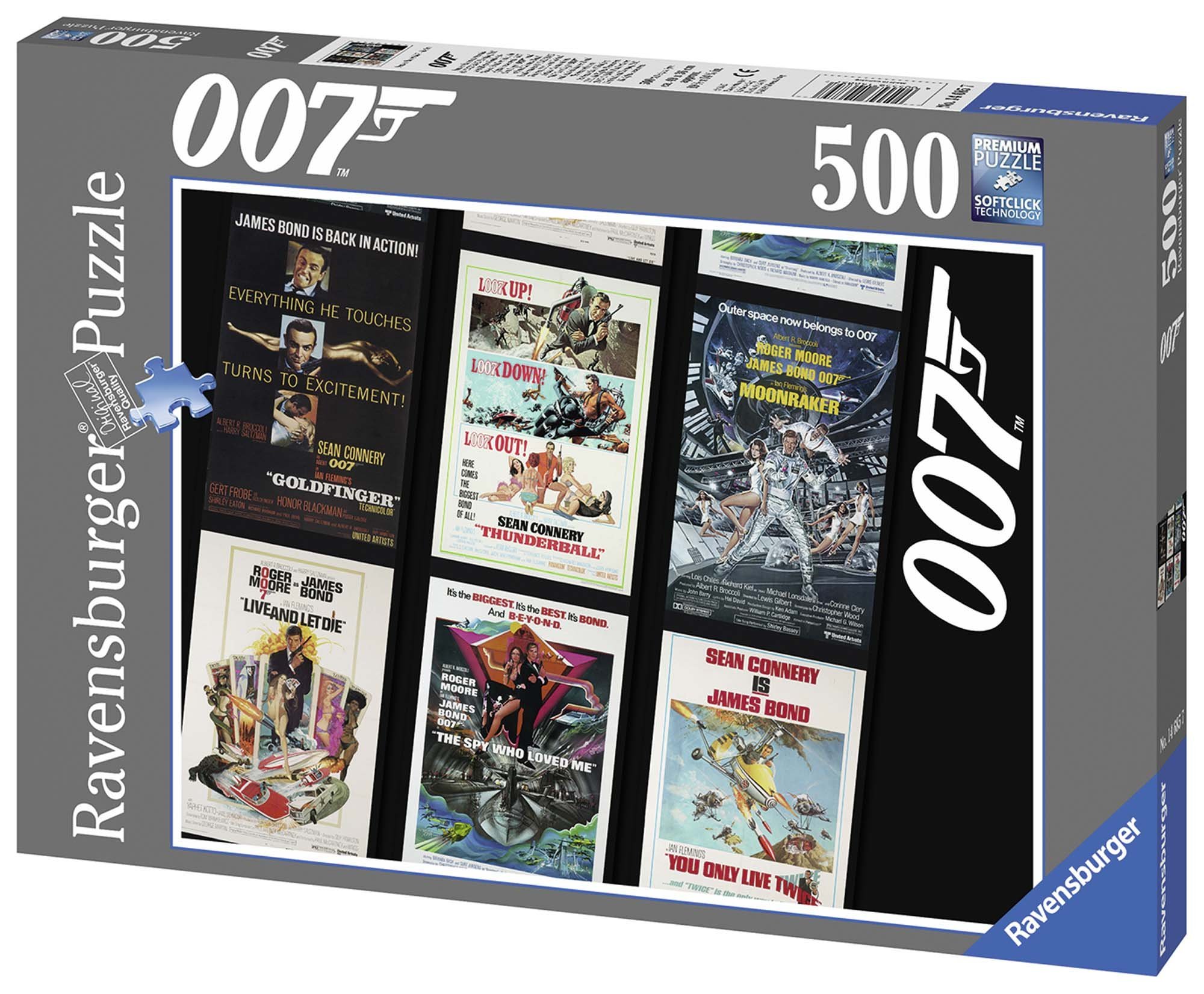 Ravensburger Italy 14685 - James Bond Spectre, Puzzle 500 Pezzi, Multicolore