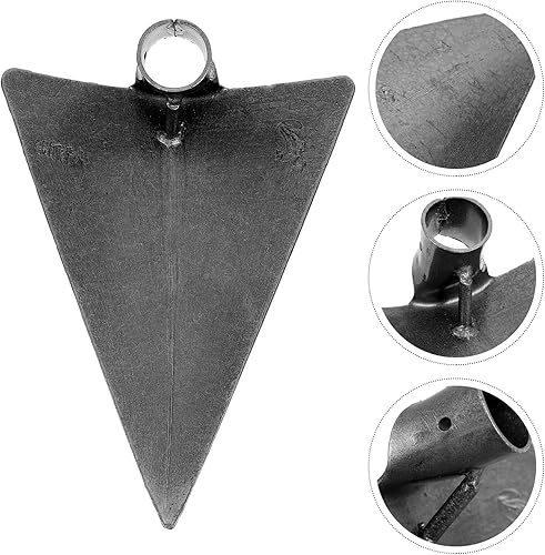 Miniatura 4 de DOITOOL Mango de azada de excavación de jardín, azada triángulo para desmalezar, plantar, excavar, nivelación de suelo, azada de jardinería de acero