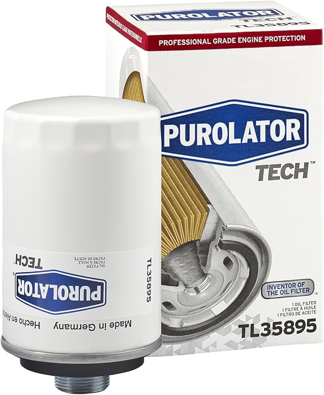 Filtro de óleo PurolatorTECH Spin-On TL35895 para Volkswagen e Audi – 1 unidade