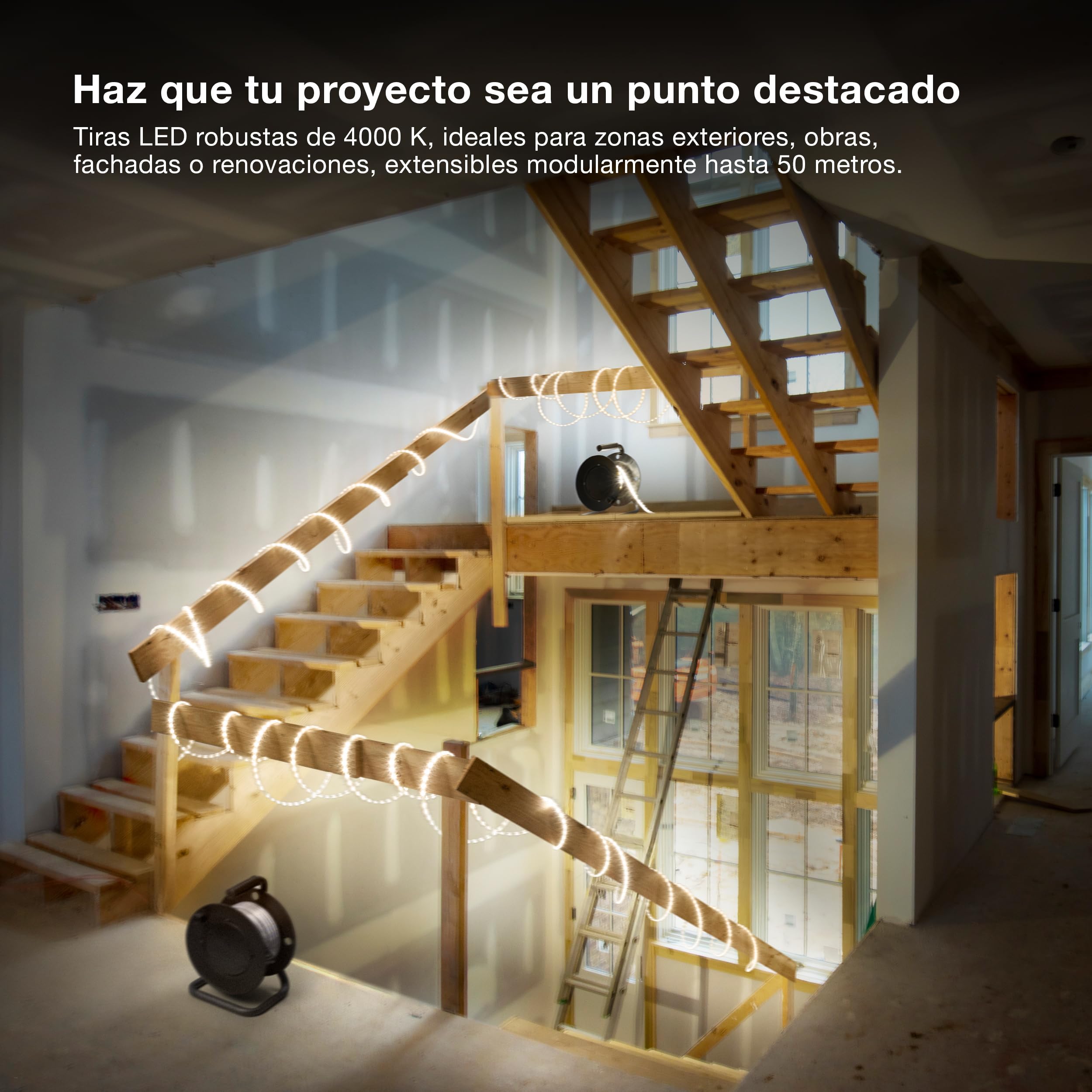 OSRAM Tira LED flexible para exteriores de 15 m IP65 para exteriores | Outdoor Flex, Outdoor Lighting (Special), Blanco, 30000 h, Paquete de 1
