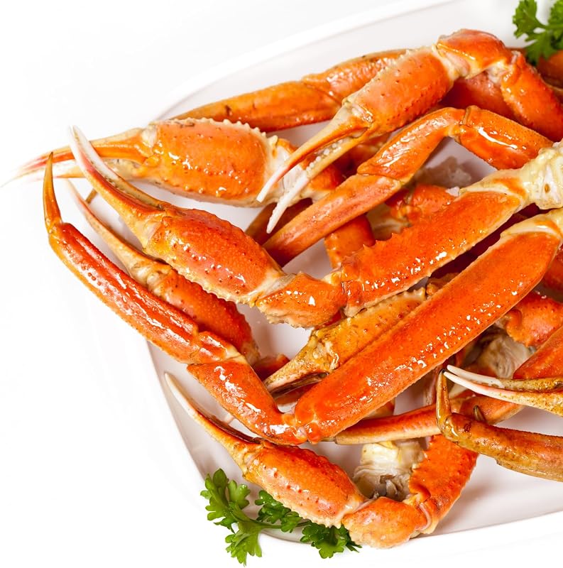 Today Gourmet Foods of NC- Snow Crab Legs- 8oz-10oz Clusters (5lbs)