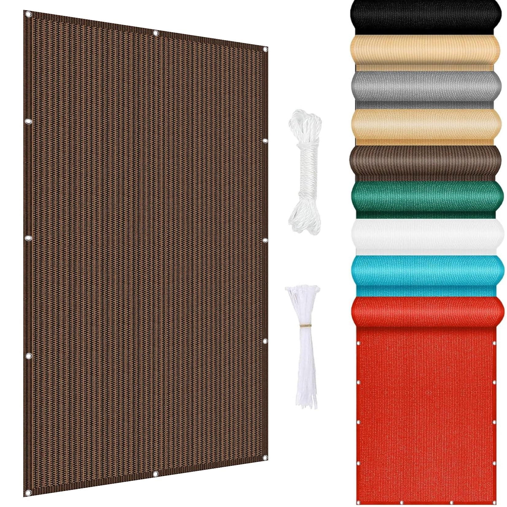 Voile d'ombrage anti-UV et résistant aux déchirures 130x300