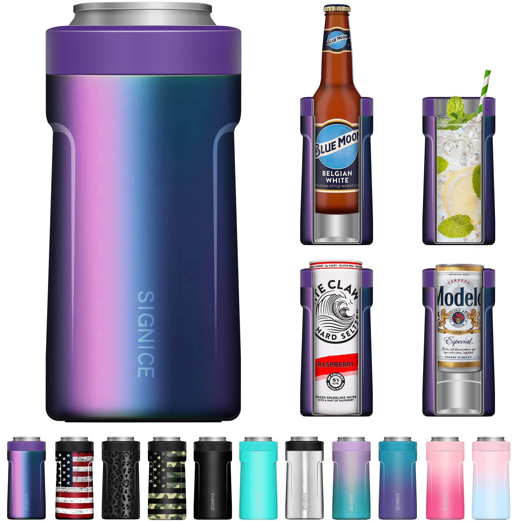 Rtic Cooler Signice 3-in-1 Insulated Can Cooler Fits 12oz Slim