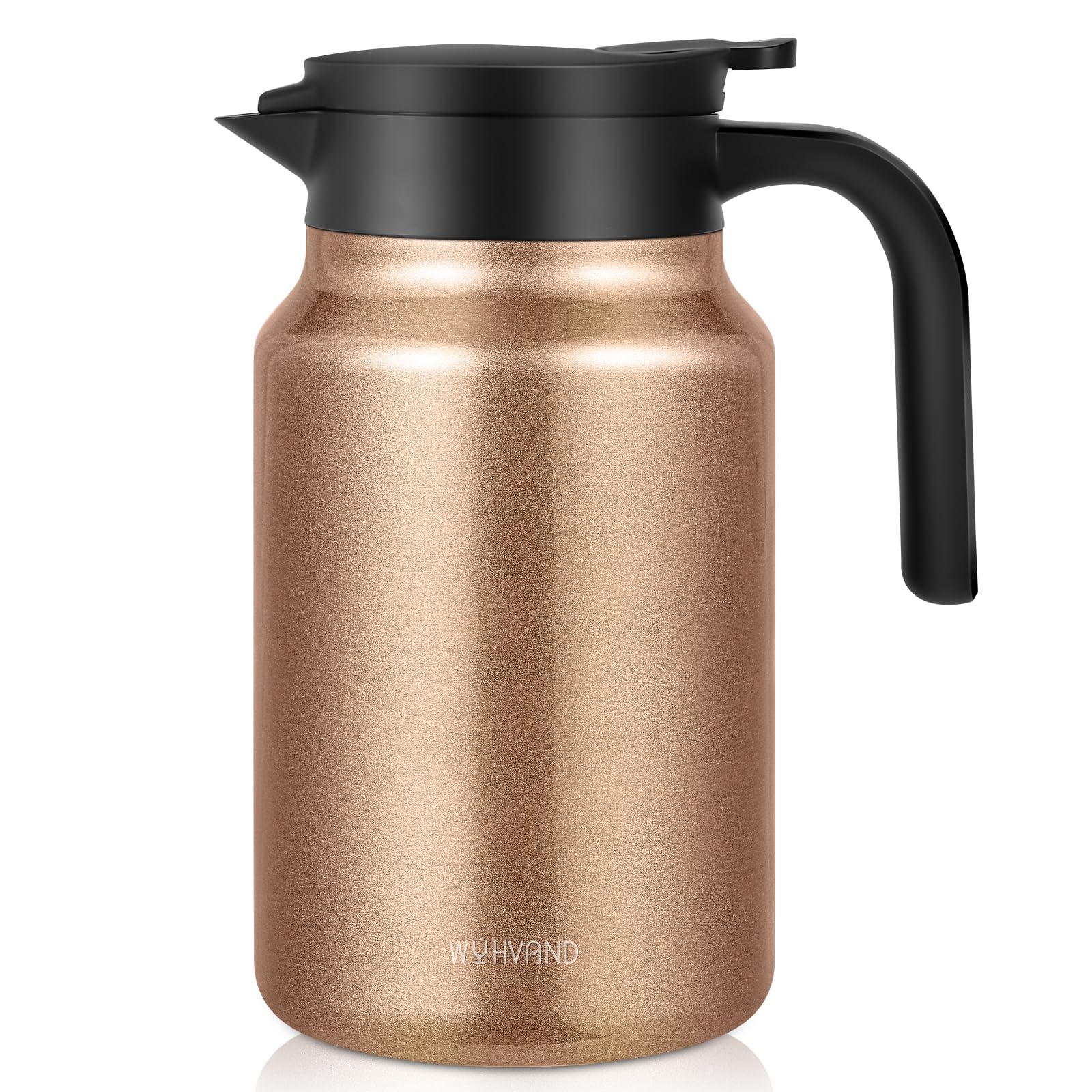 Insulated Coffee Carafe, 51 oz, Keeps Hot for 12H, Copper