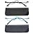 Viseng 2 Pack Vintage Alloy Half Moon Reading Glasses Women Men Slim Half Frame Lens Readers Glasses +2.5