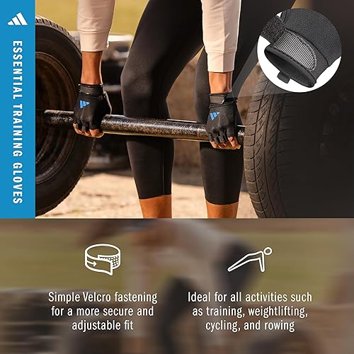 Miniatura 3 de Guantes Esenciales de Entrenamiento Adidas Azul,Graphic,Rosado,Rojo -,Blanco,Negro -,Verde,https://www.amazon.com/dp/undefined