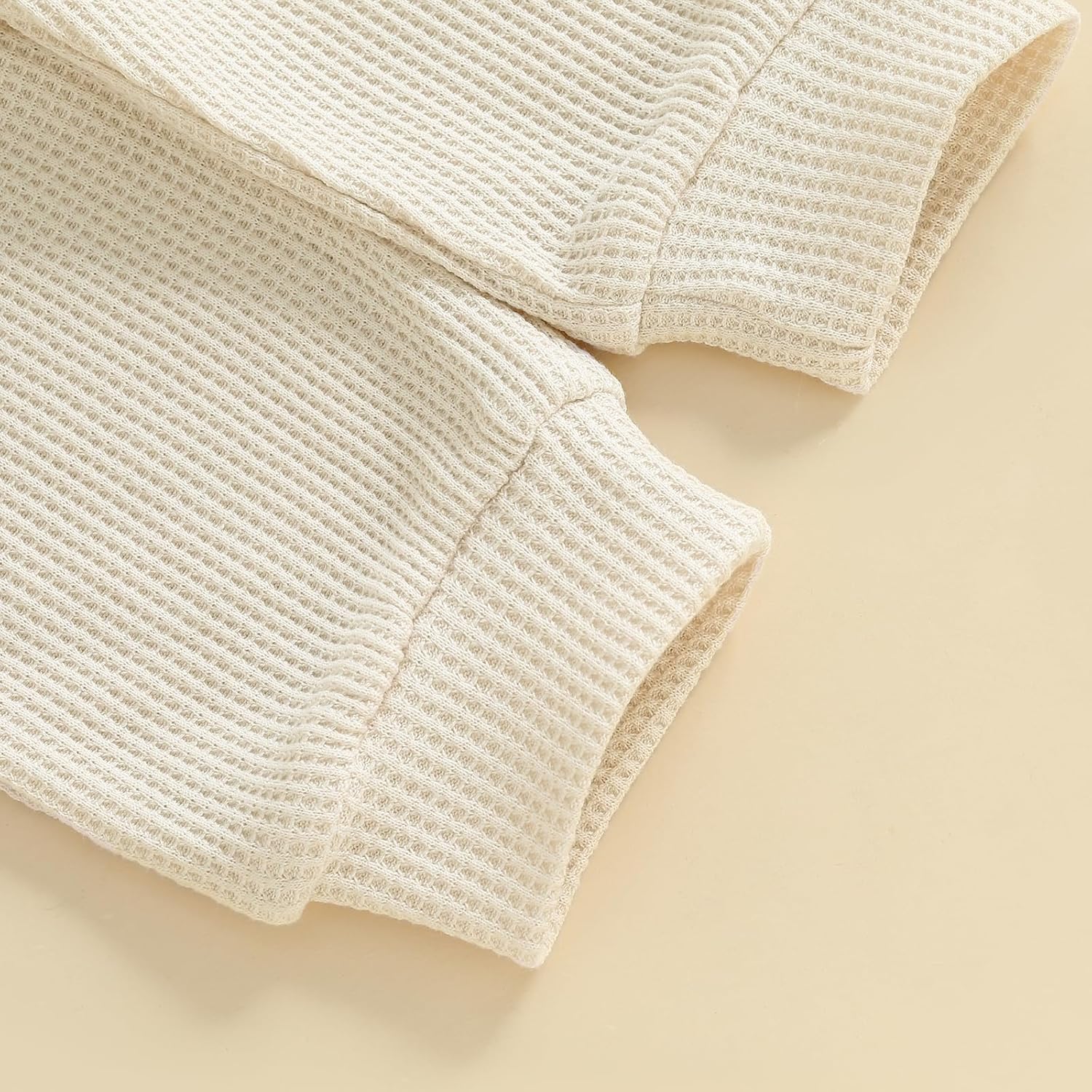 Valentines Baby Boy Outfit Toddler Valentines Shirt Crewneck Sweatshirt Pants Waffle Spring Clothes Set - Image 5