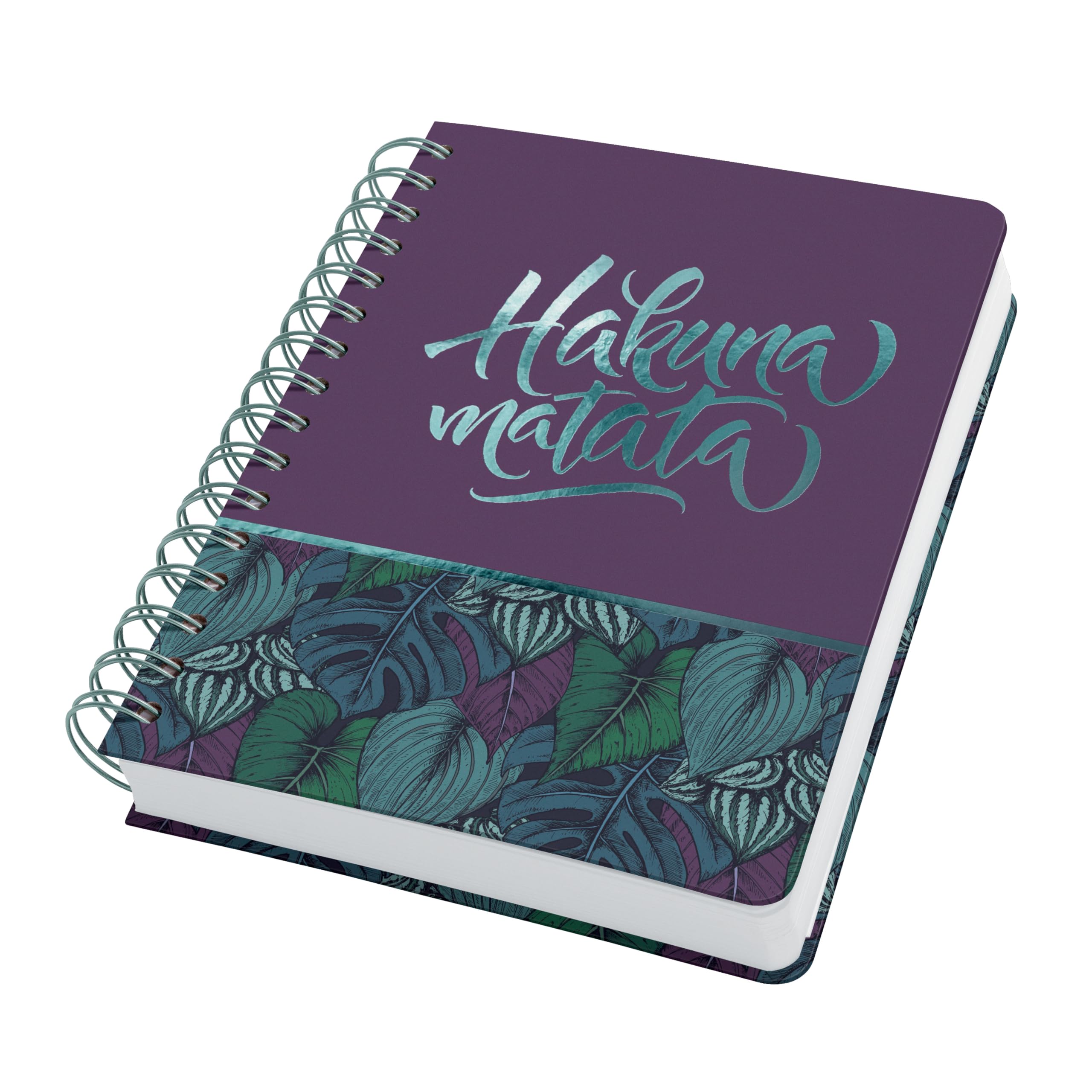 SIGEL JN613 Cuaderno de notas, A5, punteado, cubierta rígida, 240 páginas FSC | para lettering y bullet journal | púrpura/turquesa/verde – Jolie | JN613, punteado, 240 p FSC, para lettering & bullet diario, púrpura/turquesa/verde