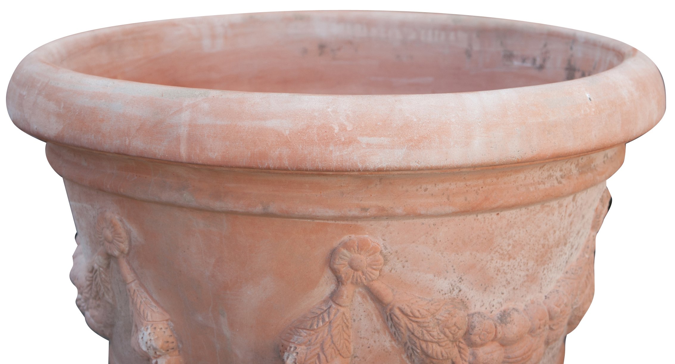 Vaso Terracotta Toscana 68x49 Cm - Grande, Fatto A Mano, Resistente Al Gelo, Made In Italy - Foto 4