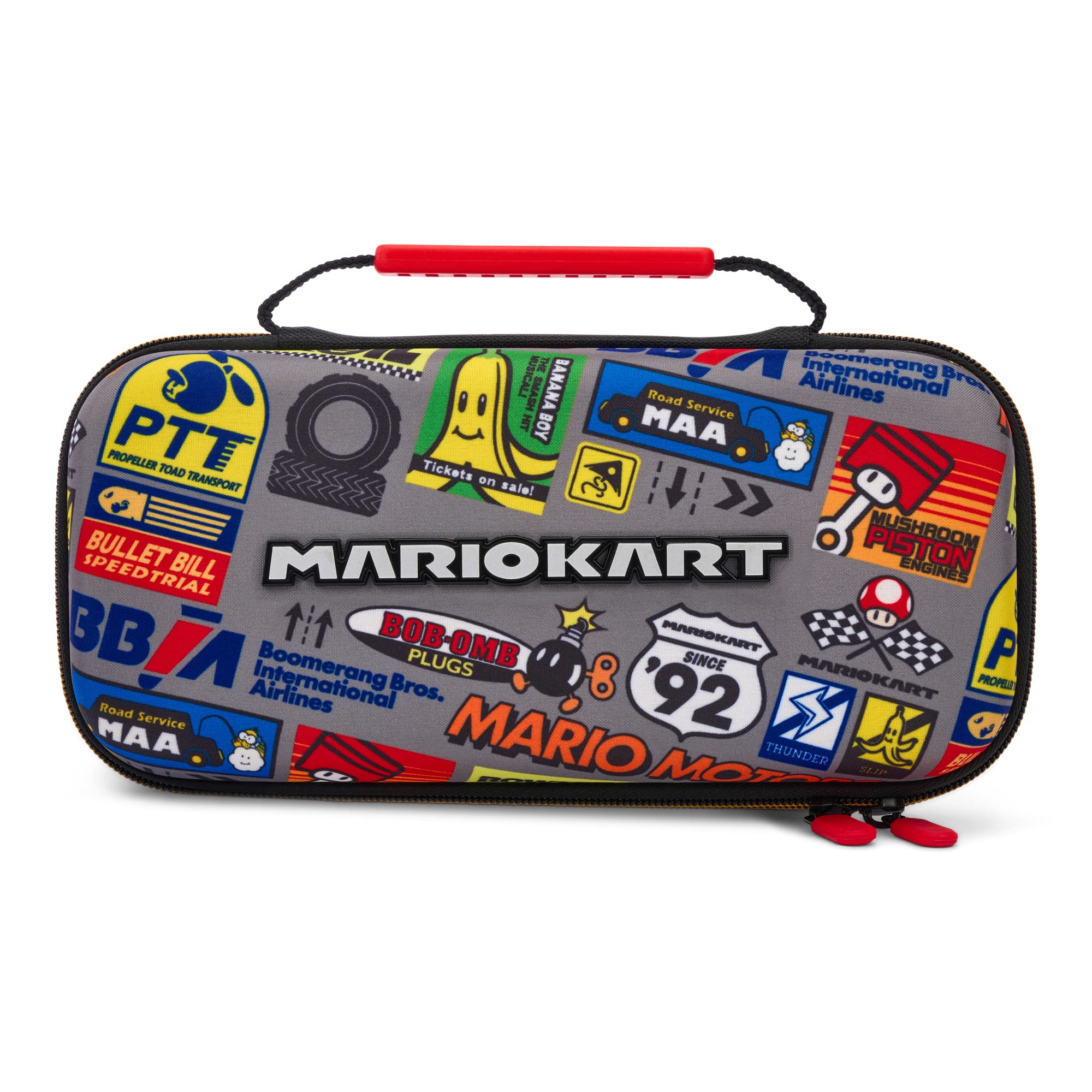 PowerA Protection Gaming Console Kit Case for Nintendo Switch or Nintendo Switch Lite with Accessories Storage, Mario Kart (Officially Licensed)-picture-19