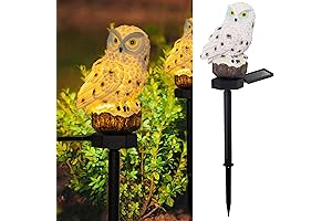 Dazzle Bright Owl Solar Powered LED Garden Figure Light