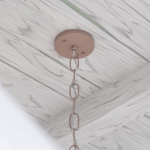 Miniatura 6 de Kenroy Home 93653TN Hollis Colgante de 3 luces, cuerda marrón