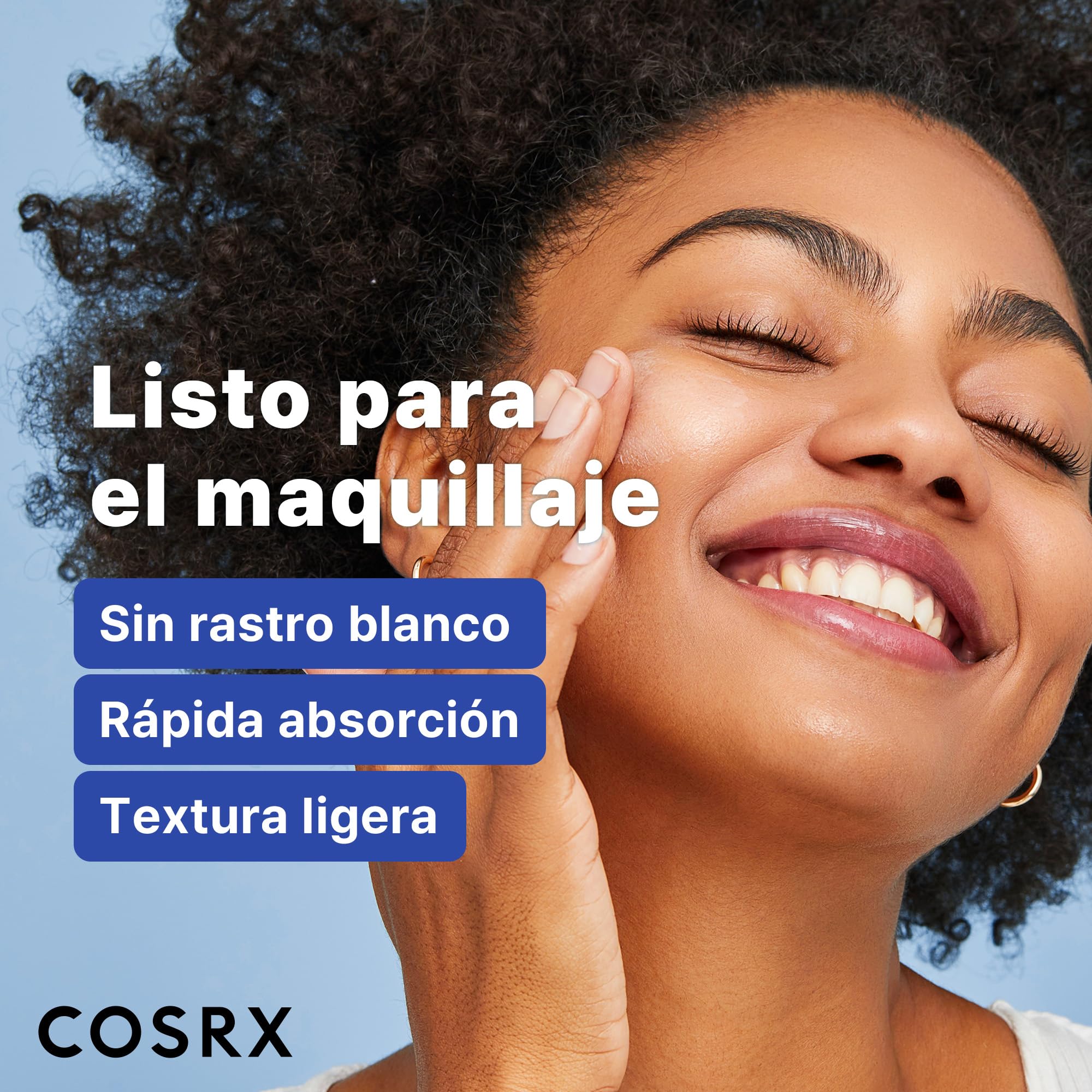 COSRX Ultra-Light Invisible Sunscreen | SPF50 PA++++, Sin Efecto Blanco, Ligero y de Absorción Rápida, Protección UV, Protector Solar Hidratante para la Piel Dañada por el Sol y Seca